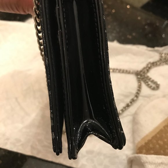 Coach evening bag black/silver excellent condition - Picture 10 of 15